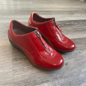 Cole Haan x Nike Air zip patent shoes