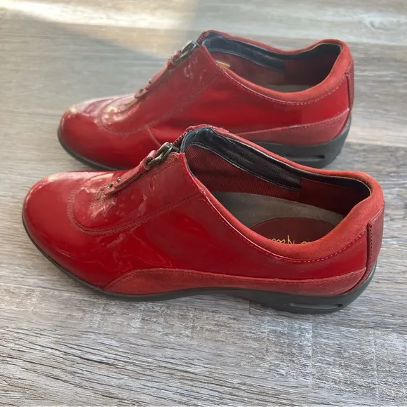 Cole Haan x Nike Air zip patent shoes