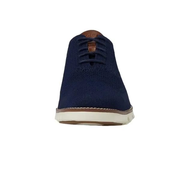 COLE HAAN ZEROGRAND Stitchlite Blue Oxford Wingtip Sneakers Shoes Men's Size 13