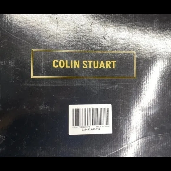 Colin Stuart Boots Stock# 228492-093 Black Size 7.5B NEW With Box