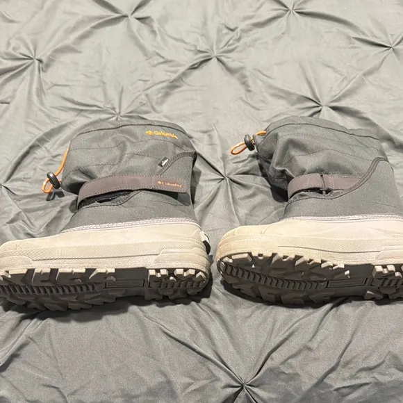 Columbia Gray and Orange Winter Boots