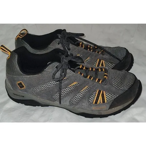 Columbia Mens North Plains Drifter BM6011-030 Gray Hiking Shoes Sneakers Size 10