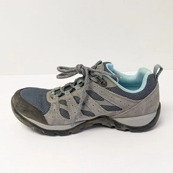 Columbia Redmond V2 Hiking Shoes, Grey/Blue, Women's 6 M