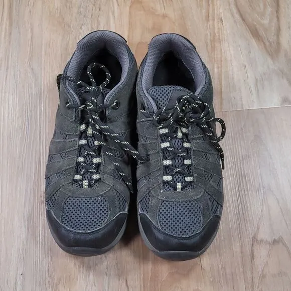 🩵Columbia Gray Waterproof Hiking Shoes Youth 6