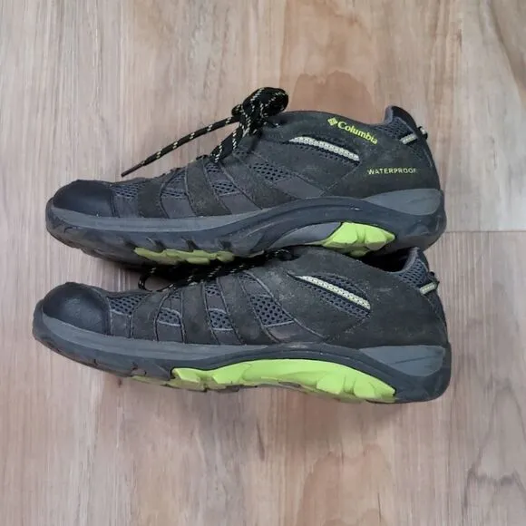 🩵Columbia Gray Waterproof Hiking Shoes Youth 6