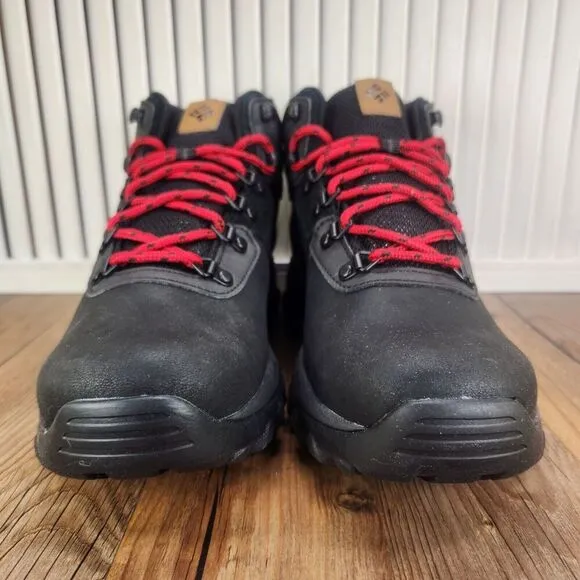 Columbia Newton Ridge Plus II Waterproof Mens Sz 9.5 Black Shark Hiking Boots