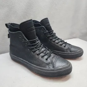 CONVERSE CHUCK TAYLOR WATERPROOF BOOT SHOES CLIMATE COUNTER BLACK Sz 9.5