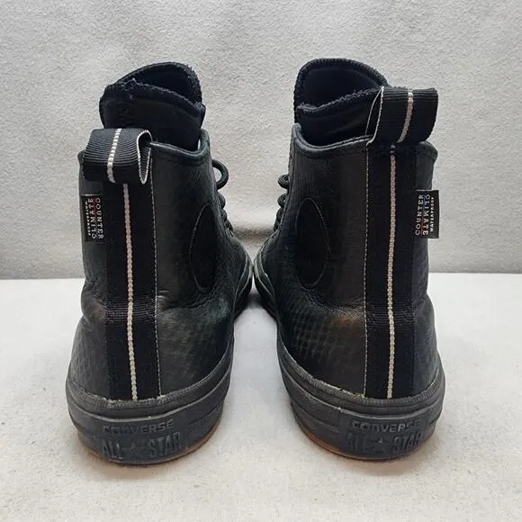 CONVERSE CHUCK TAYLOR WATERPROOF BOOT SHOES CLIMATE COUNTER BLACK Sz 9.5