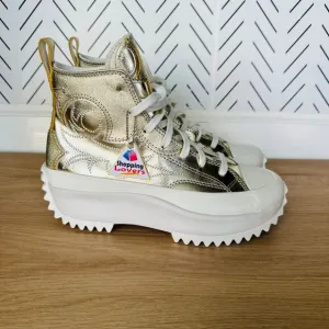 🤩Converse Run Star Hike Hi Platform Western Men Shoes Sz 6 Gold Boots A10333C🤩