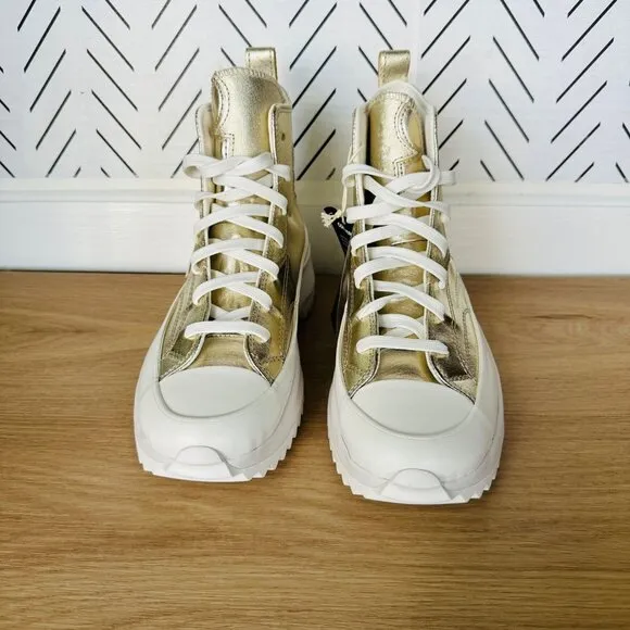 🤩Converse Run Star Hike Hi Platform Western Men Shoes Sz 6 Gold Boots A10333C🤩