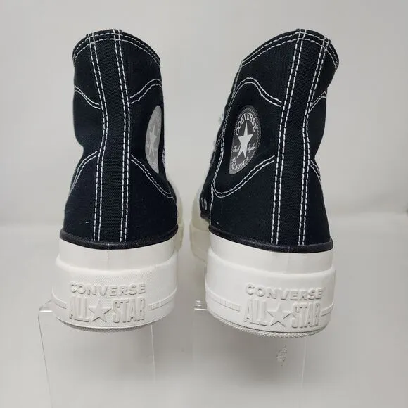 Converse Skateboarding Shoes Mens 9.5 Black Chuck Taylor All Star Construct Hi