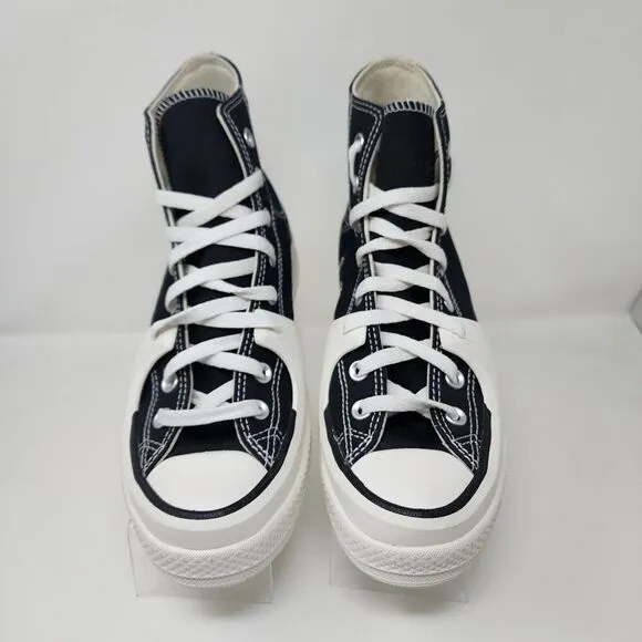 Converse Skateboarding Shoes Mens 9.5 Black Chuck Taylor All Star Construct Hi