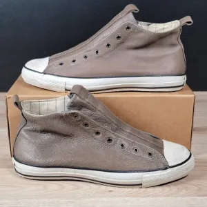 Converse x John Varvatos Slip Shoes Mens Size 12 Brown High Top Leather 127962C