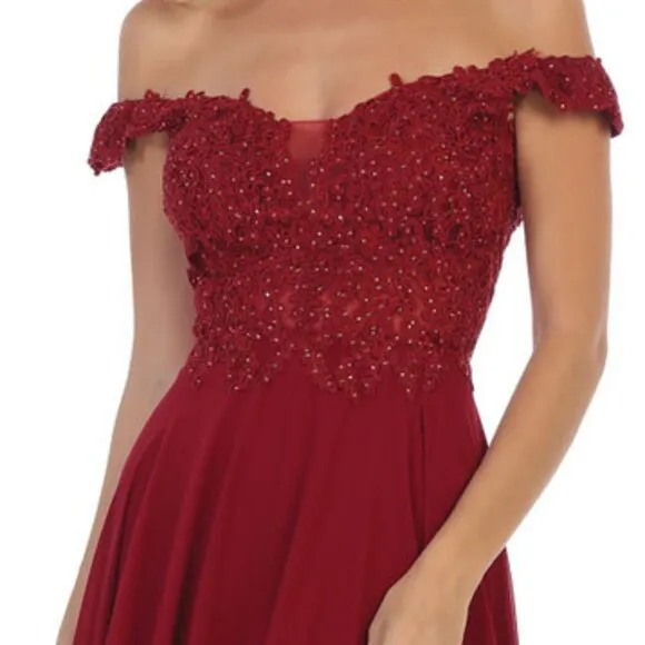 COPY - New long sage,rose,purple lilac,nave,red,off the shoulder lace up corset…