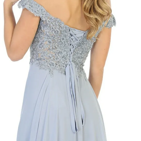COPY - New long sage,rose,purple lilac,nave,red,off the shoulder lace up corset…
