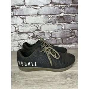 COPY - NOBULL SuperFabric Trainer Black Synthetic Lace Up Gym Shoes Men Sz 9M U…