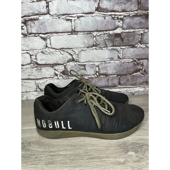 COPY - NOBULL SuperFabric Trainer Black Synthetic Lace Up Gym Shoes Men Sz 9M U…