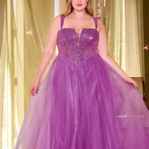 COPY - Plus size black formal dress.Lavender,blue,prom dress.Bridesmaid party p…