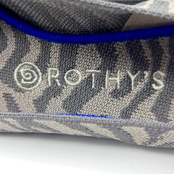 COPY - Rothy’s grey zebra color shoes for women size 8.5