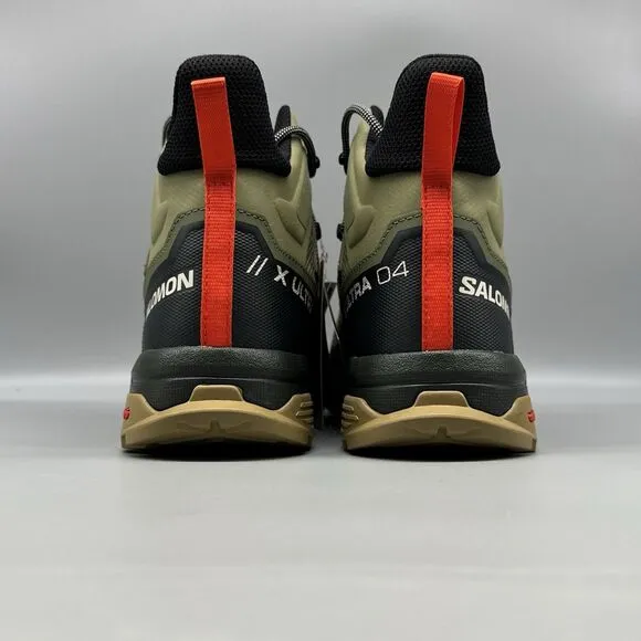 COPY - Salomon X Ultra 4 Mid GTX GoreTex SZ 12 WATERPROOF Khaki Black Hiking Bo…