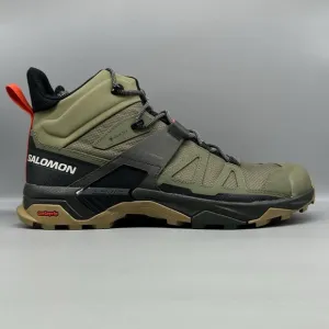 COPY - Salomon X Ultra 4 Mid GTX GoreTex SZ 12 WATERPROOF Khaki Black Hiking Bo…
