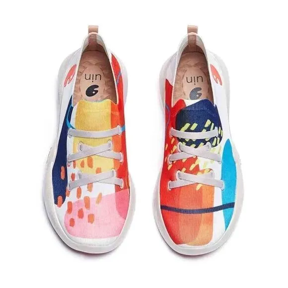 COPY - UIN Women's Sneakers Lightweight Walking Comfy Shoes (Mijas- Watermelon …