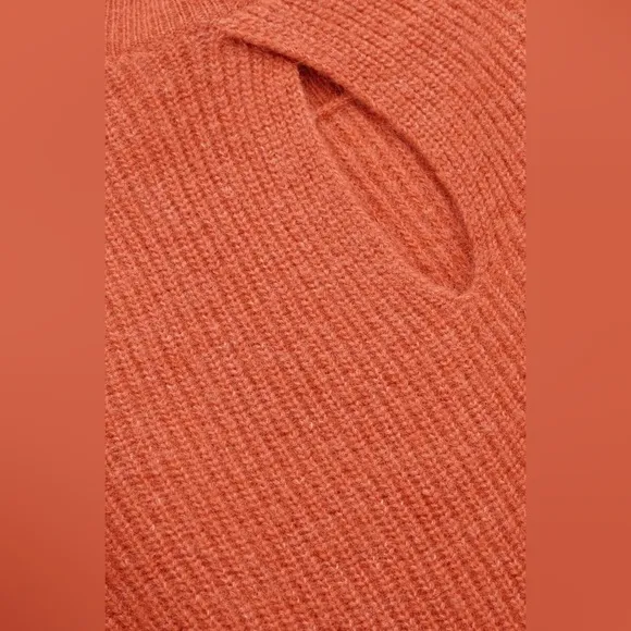 COS Wool-Alpaca Knitted Sweater in Sherbet