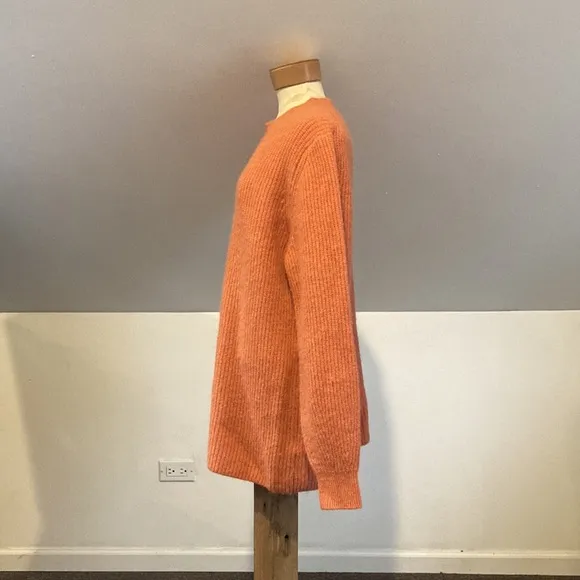 COS Wool-Alpaca Knitted Sweater in Sherbet