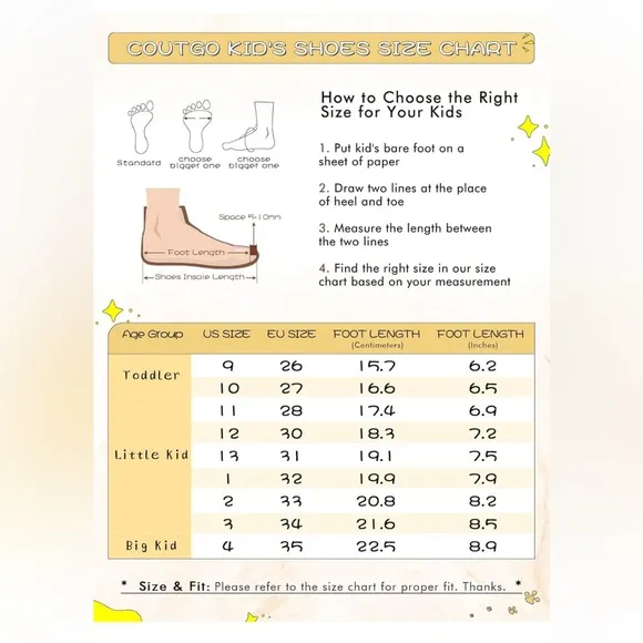 Coutgo Girls Elegant Cream Dress Shoes with Sparkly Bow Detail