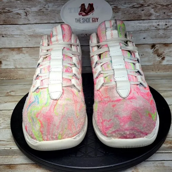 Crossover Culture Mens Size 8.5 Pink Sniper Athletic Basketball Shoes