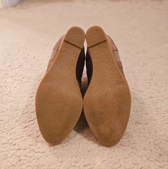 Crown Vintage Wedge Ankle Boots Sz 6.5