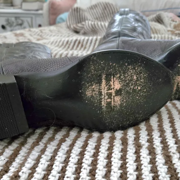 Dan Post Black Cowboy Western Boots