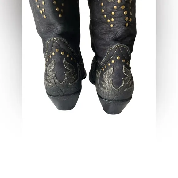 Dan Post Ladies Invy Snip Toe Black Boots Sz:9 M