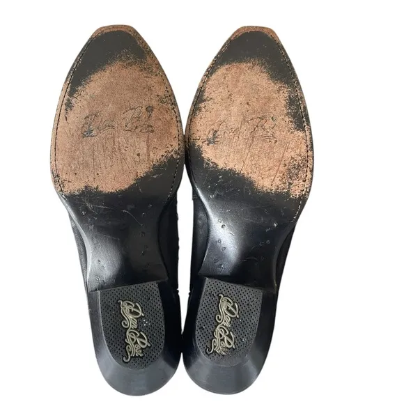 Dan Post Ladies Invy Snip Toe Black Boots Sz:9 M