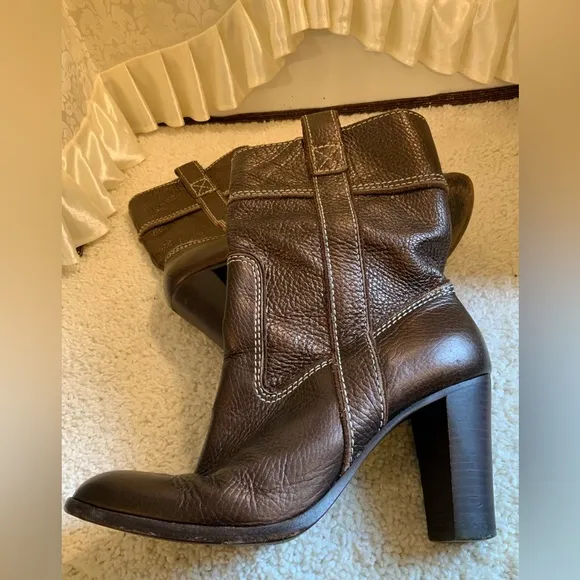 DANIBLACK ANTROPOLOGIE BRAZILIAN WOMENS LEATHER BOOTS