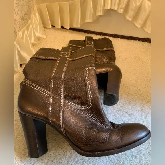 DANIBLACK ANTROPOLOGIE BRAZILIAN WOMENS LEATHER BOOTS