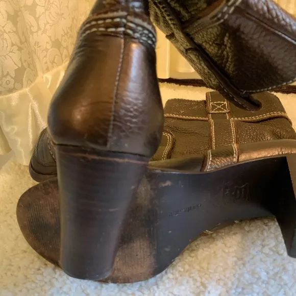 DANIBLACK ANTROPOLOGIE BRAZILIAN WOMENS LEATHER BOOTS