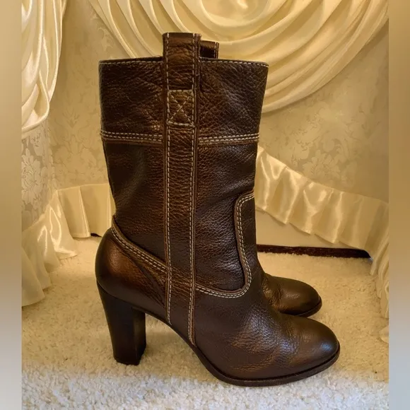 DANIBLACK ANTROPOLOGIE BRAZILIAN WOMENS LEATHER BOOTS