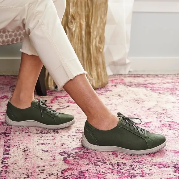 Dansko Leela Waterproof Nubuck Leather Sneakers
