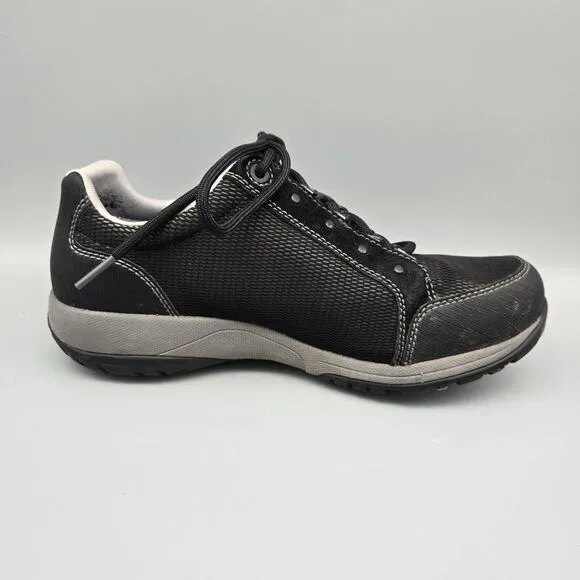 Dansko Peggy Women's Waterproof Black Shoes Vibram Sole Size 6.5/37