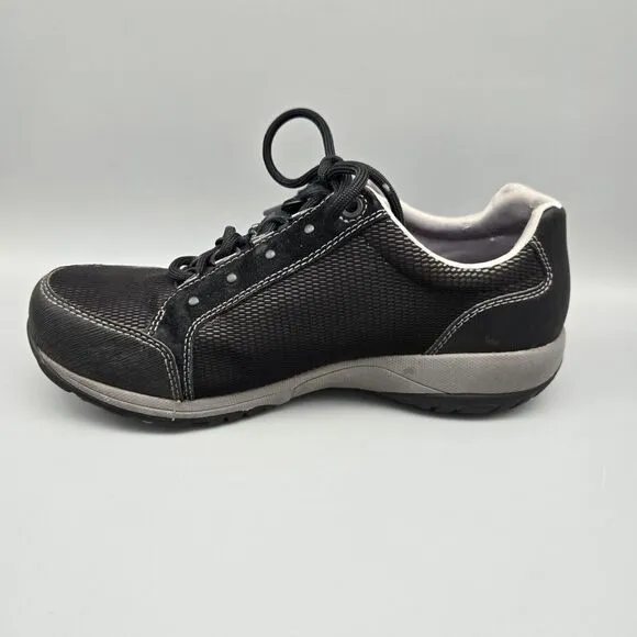 Dansko Peggy Women's Waterproof Black Shoes Vibram Sole Size 6.5/37