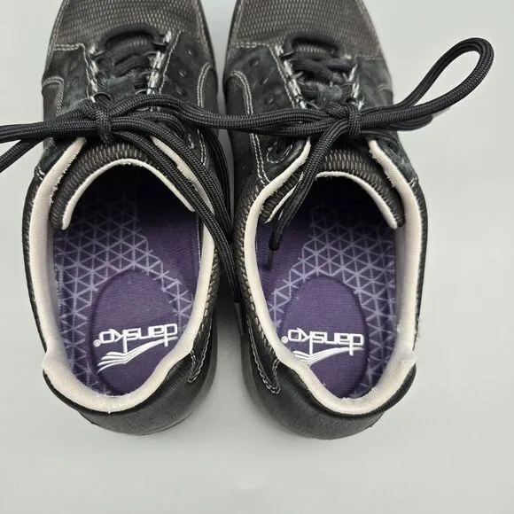 Dansko Peggy Women's Waterproof Black Shoes Vibram Sole Size 6.5/37