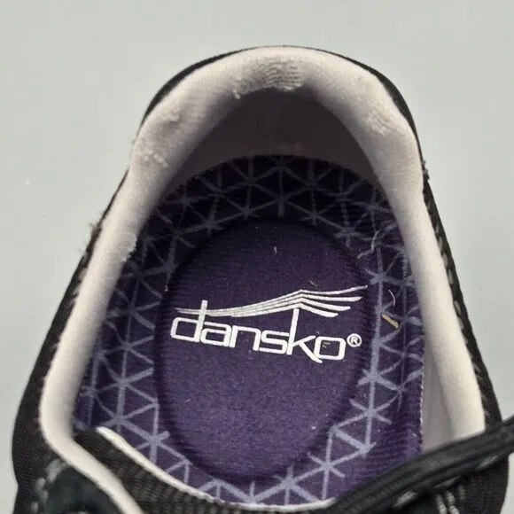 Dansko Peggy Women's Waterproof Black Shoes Vibram Sole Size 6.5/37