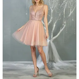 Designer sequins pink, silver,blue,gold, cocktail semi open back tulle dress