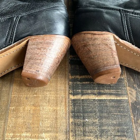 Dexter USA MADE Cowgirl Boots Black Size 5 1/2