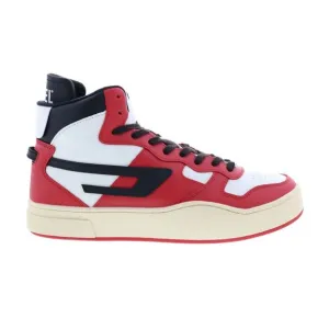 Diesel Mens S-Ukiyo Mid Red Shoes (NWT)