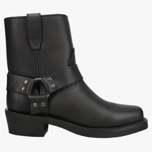 Dingo Black Rev up Mens Motorcycle Harness Leather Boots 10 D