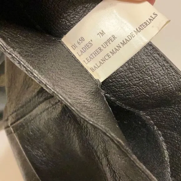 Dingo Emma Slouchy Western Boot, 7. Black withSilver Hardware.