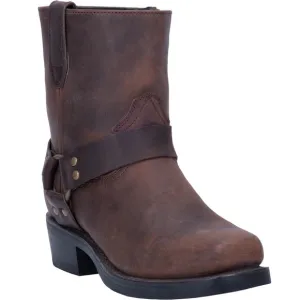 DINGO REV UP LEATHER HARNESS BOOT Men's Brown Zip Up Motorcycle Boots sz 12 NWOT