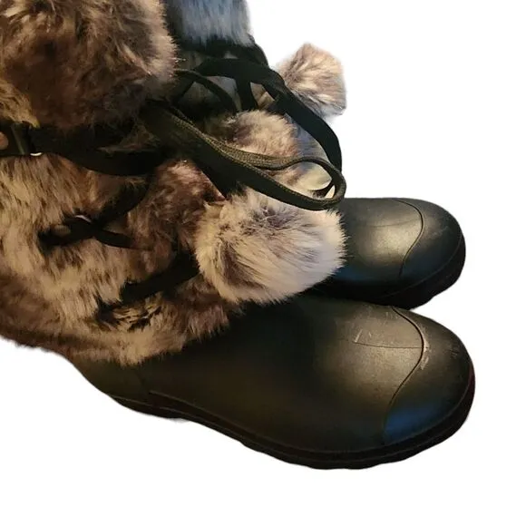 Dirty Laundry Polar Cap Faux Fur All Weather Duck Boots